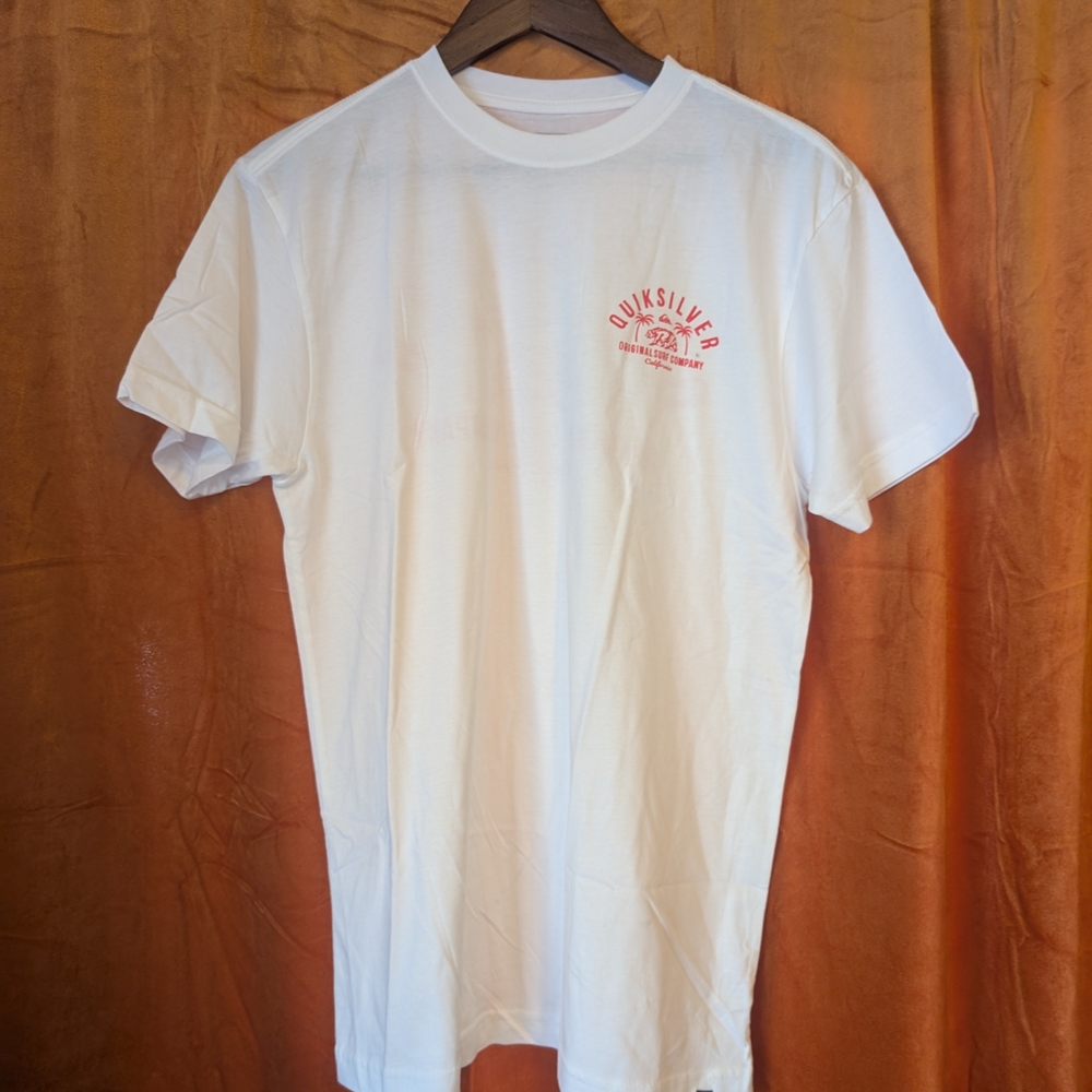 Quiksilver White T-Shirt for Men